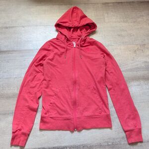 The North Face Lightweight Classic Fit Full Zip Hoodie Women'sRed Size Small S